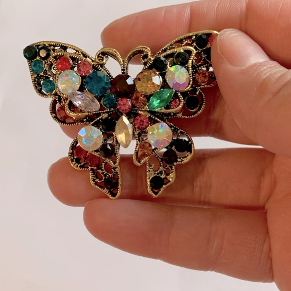 Colorful Butterfly Brooch - Picture 3 of 4